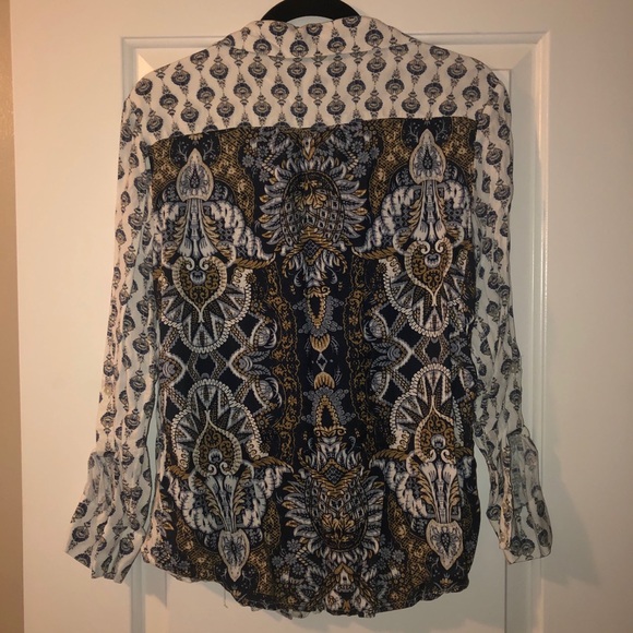 Patterned button up - Picture 2 of 2